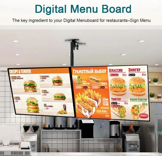21.5/32/43/55/65inch Orignal LCD Display Touch Screen Advertising HD Standing Digital Signage Digital Signage for Wall Mounted