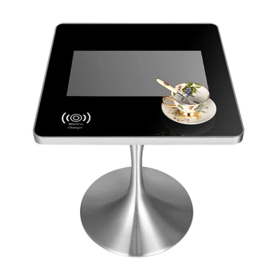 コーヒーショップ広告ディスプレイテーブル用の格安価格スマートホームインタラクティブタッチスクリーンテーブル